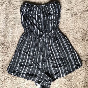 Black and white romper from H&M